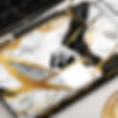 Elegant Abstract Marble Design Skin for HP Spectre Abstract Marble Design HP Spectre Skin