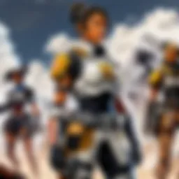 Cloud gaming interface showcasing Apex Legends gameplay