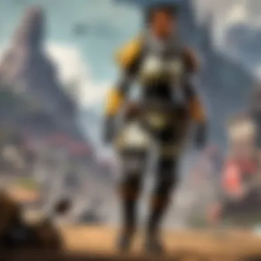 Illustration depicting advanced combat techniques in APEX Legends