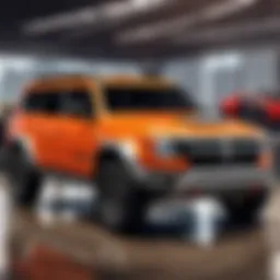 Luxurious Apex Auto Sales Showroom