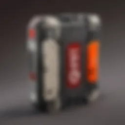 Close-up of the Apex Battery Pack showcasing its design and features