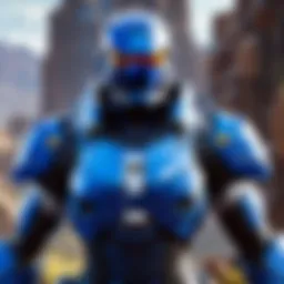 Gaming Marvel Apex Blue Pearl RDX Front View