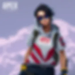 A stylish gamer wearing Apex themed apparel