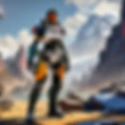 Apex Legends game scene showcasing strategic gameplay.