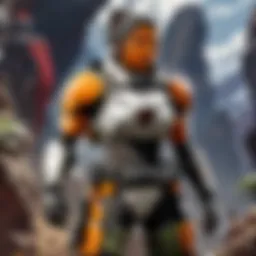 Illustration depicting strategic character selection in Apex Legends