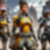 Apex Legends gameplay showcasing team strategy