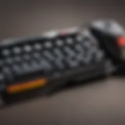 Close-up view of the Apex keyboard and mouse adapter showcasing its sleek design.