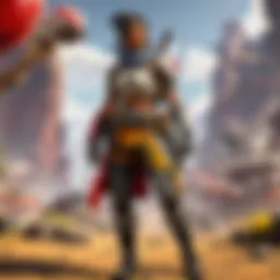 Apex Legends add-ons showcased in a digital format