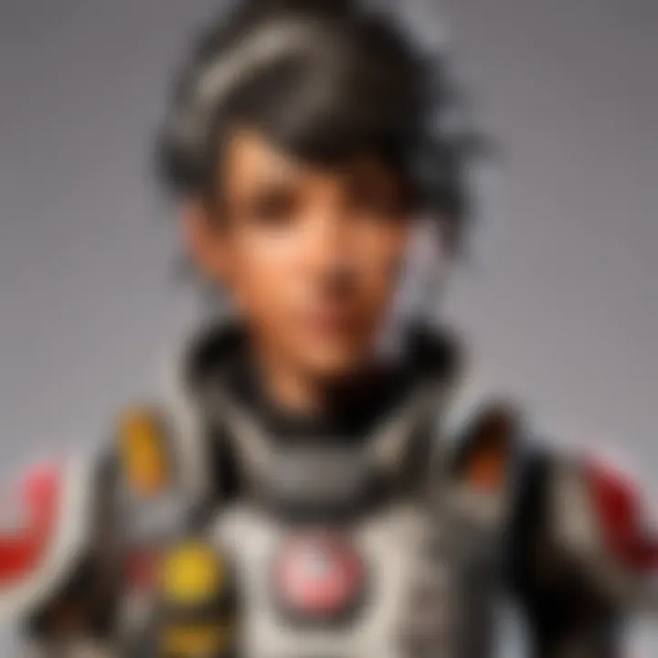 Ash character design in APEX Legends