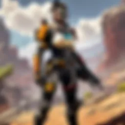 Apex Legends character showcasing unique abilities