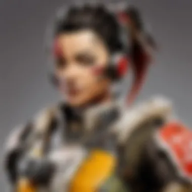 Abstract art inspired by APEX Legends characters