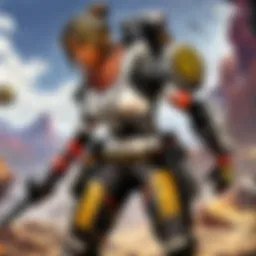 Dynamic gameplay scene in Apex Legends