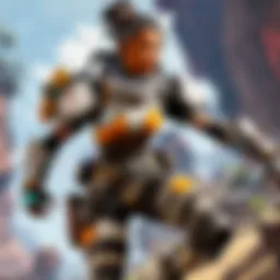 Dynamic player movement showcasing agility in APEX Legends gameplay