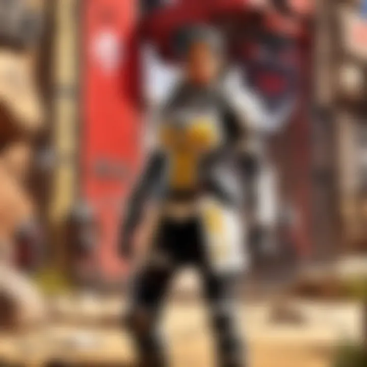 Abstract representation of APEX Legends gameplay