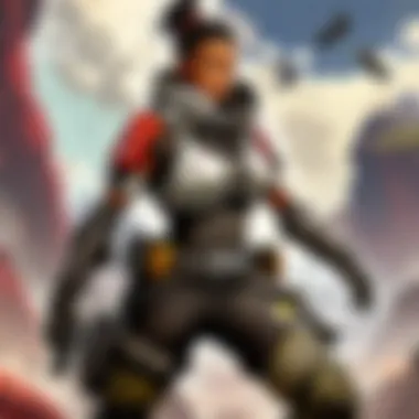 Dynamic gameplay scene from Apex Legends