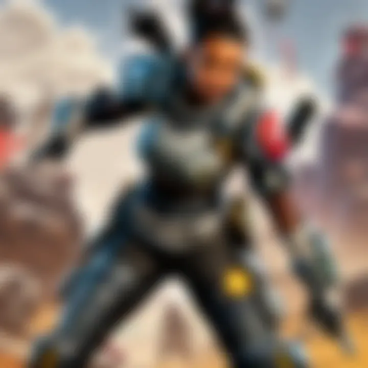 Screen showing beta testing phase of Apex Legends Mobile