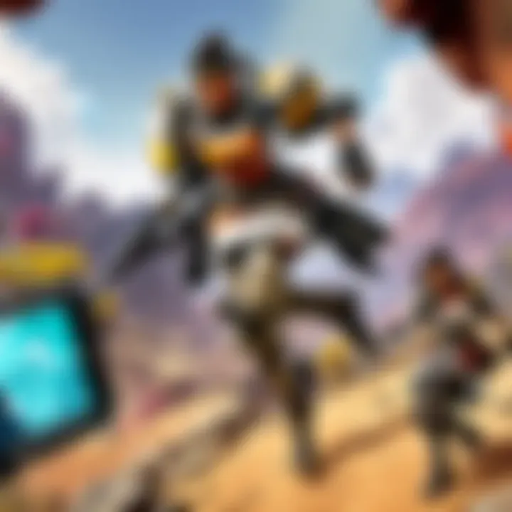 Map of the Apex Legends Mobile gameplay environment