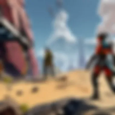 Team Strategy and Coordination in Apex Legends Mobile A group of players strategizing in Apex Legends mobile