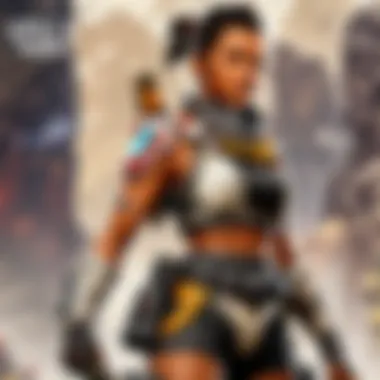 Warrior character in APEX Legends Mobile