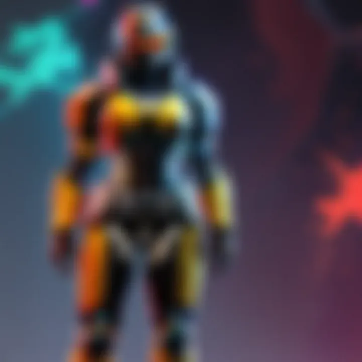 Neon Techno Armor Set for APEX Legends Player