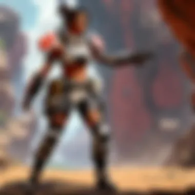 Dynamic Player Strategies in Apex Legends Leagues Apex Legends players showcasing strategies in action