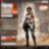 Current Apex Legends shop interface showcasing available items