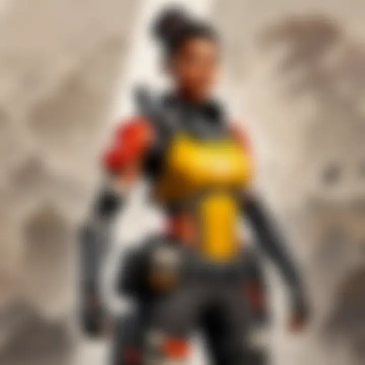 A variety of Apex Legends skins showcasing different character designs