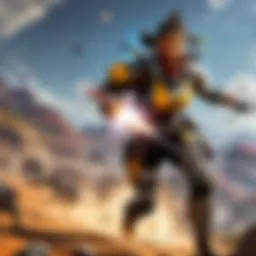 Strafing technique demonstration in APEX Legends