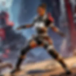 Strategic positioning in APEX Legends battle