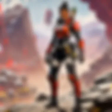 Illustration depicting strategic gameplay in APEX Legends on Nintendo Switch