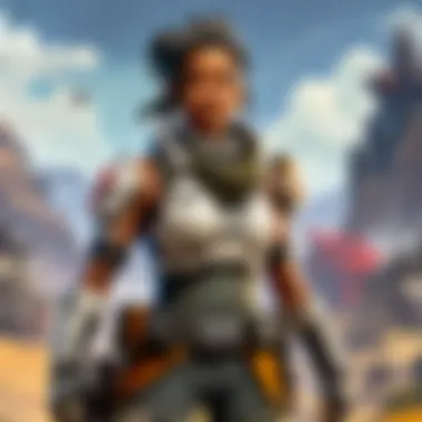 Expanding Gaming Horizons with Tablets Creative visualization of accessing Apex Legends on a tablet