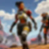 A thrilling Apex Legends match showcasing intense gameplay