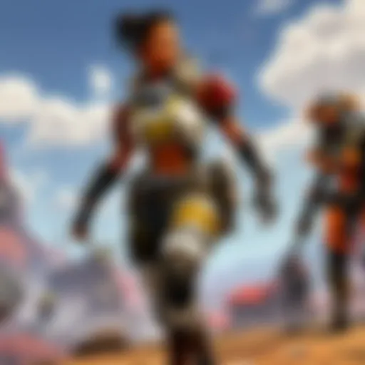 A thrilling Apex Legends match showcasing intense gameplay