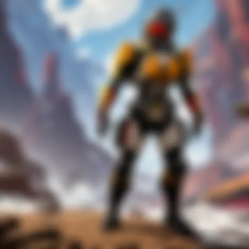 Abstract Conceptual Art of Apex Legends Universe