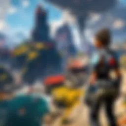 A dynamic scene from Apex Legends showcasing the latest map changes