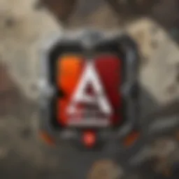 Abstract Graphic Design of APEX Mobile Logo