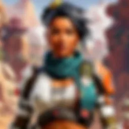 Stunning visual representation of the Apex Skin Medina in action within APEX Legends