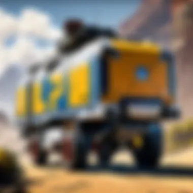 A close-up of technological features integrated into an apex trailer