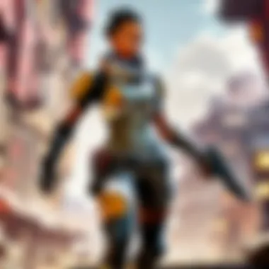 Graphic showcasing basic movement commands in APEX Legends