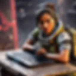 High-performance gaming laptop showcasing specifications