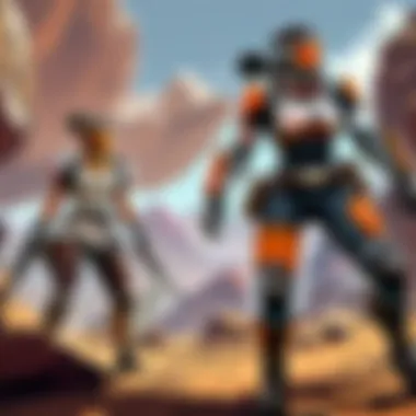 Intense Multiplayer Battles Group of friends immersed in a multiplayer battle royale game on mobile phones
