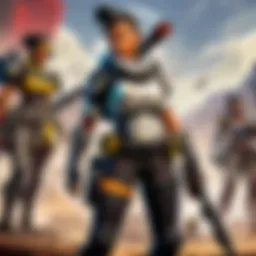 Console Players in APEX Legends Engaging in Tactical Maneuvers
