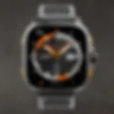 Close-up view of the Coros Apex smartwatch showcasing its display and interface