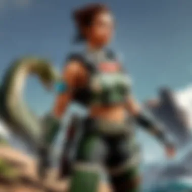 Engagement with Nessie in APEX Legends A player engaging with Nessie in a gameplay scenario