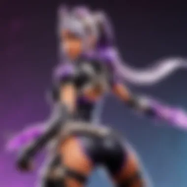 Dynamic KDA Figurine in a fierce battle pose