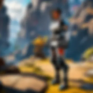 A comparison between console and mobile graphics of APEX Legends.