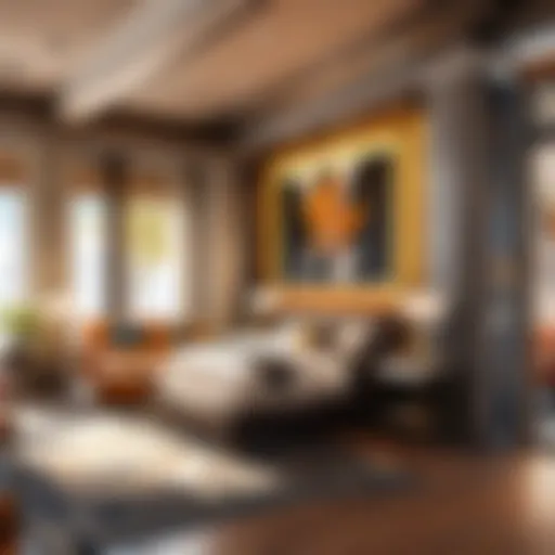 Elegant interior design of apex student housing in Rochester NY