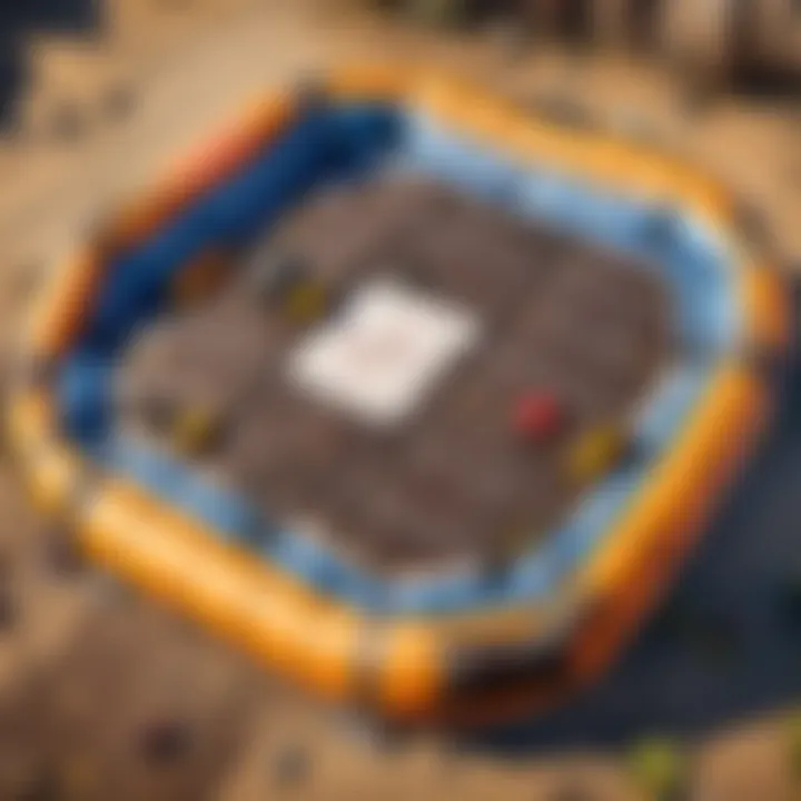 Strategic deployment of inflatable jump pads in competitive gaming