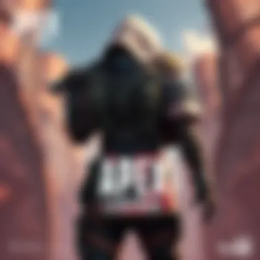 Applying Custom Wraps in Apex Legends A close-up view of a player applying a custom wrap to their weapon in Apex Legends.