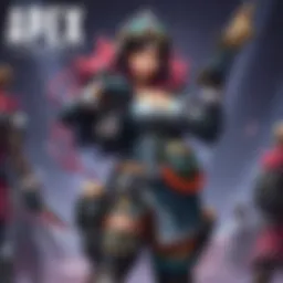 Apex Legends gameplay showcasing competitive action